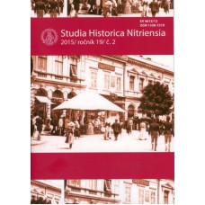 Studia Historica Nitriensia 2015/2